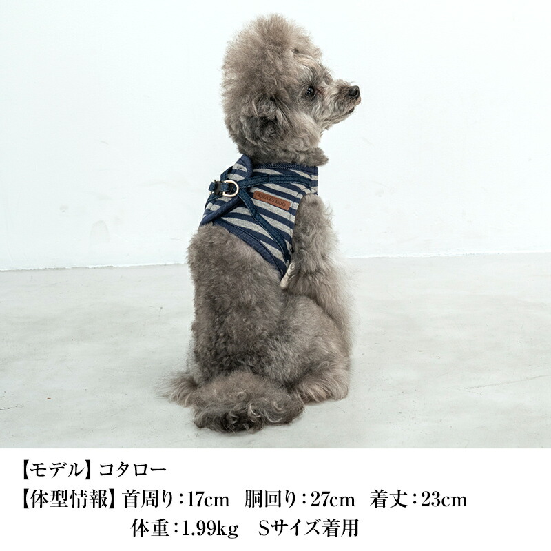 CRAZYBOO / クレイジーブー ベーシック ボーダー ハーネス XS S M L