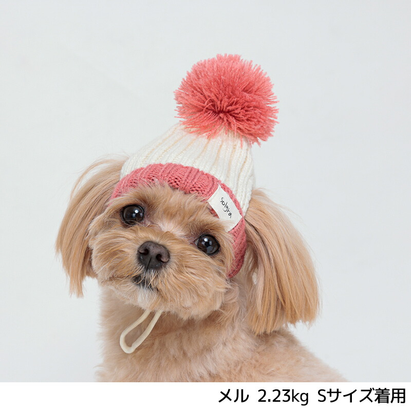 Solgra ニュアンスカラーニット帽 S/SM/M/L Solgra-ソルグラ- 犬