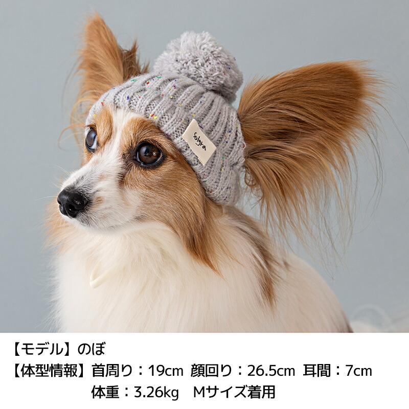 Solgra（ソルグラ） ネップニット帽 S/SM/M/L/XL Solgra-ソルグラ- 犬