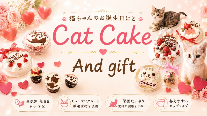 猫,ねこちゃん,ケーキ,お誕生日,似顔絵,ギフト,お祝い,カワイイ,贈りもの,無添加,チュール,エサ,記念日,ワンバナ