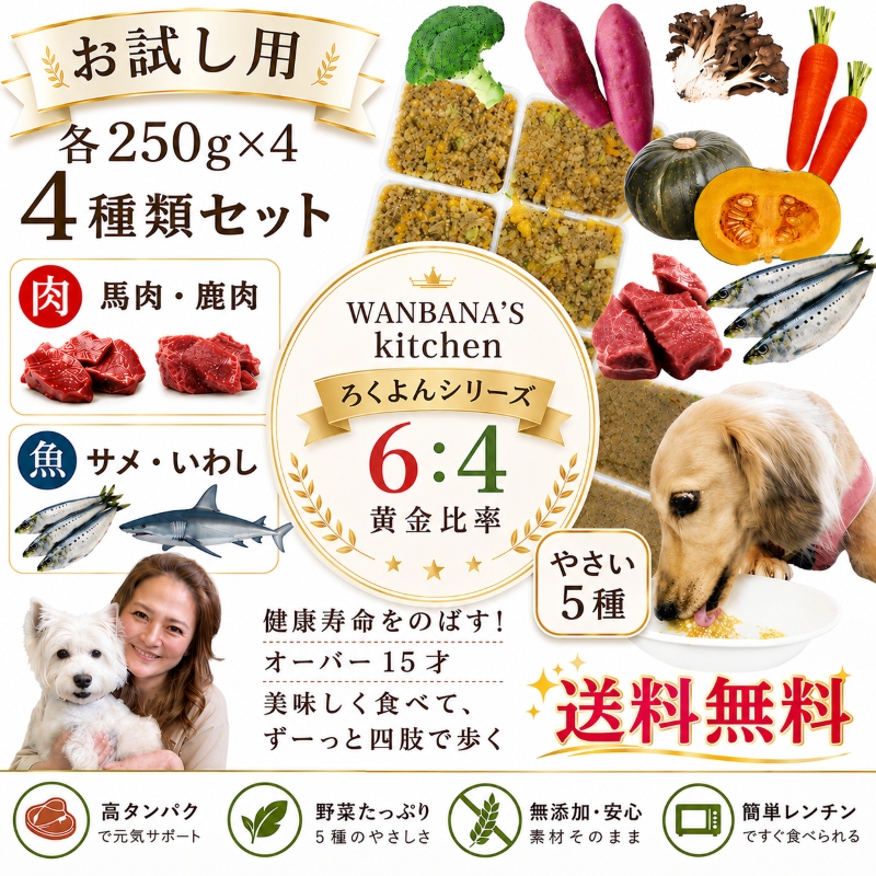 馬肉,トッピング,ドッグフード,手作り食,ペトコト,このこのごはん,カナガン,モグワン,ニュートロ,人気,話題,美味しい,無添加,グレインフリー,アレルギー,低カロリー,便利,かけるだけ,手間いらず,ワンバナ,ヒューマングレード,エサ,缶詰,療養食,腎不全,ダイエット,肥満,痩せる