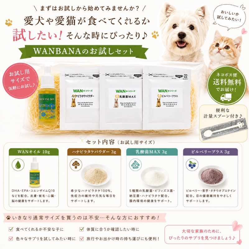 犬,猫,用,サプリメント,オイル,栄養補給,アレルギー,かゆみ,腎不全,クレアチニン上昇,コエンザイムQ10,小麦胚芽油,オメガ3,オメガ6,オメガ9,てんかん,癲癇,高血圧,シニア,パピー,成犬,免疫力,ワンバナ 