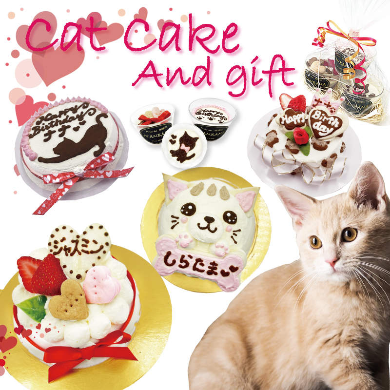 猫用ケーキ ミニ リース/3号サイズ ササミと鰹節生地 動物性生クリーム 