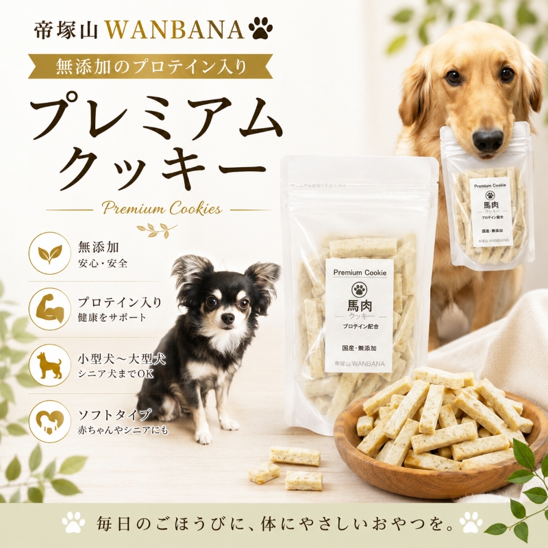 帝塚山WANBANA 犬 無添加 おやつ 納豆40g 国産大豆100％使用 腸内環境