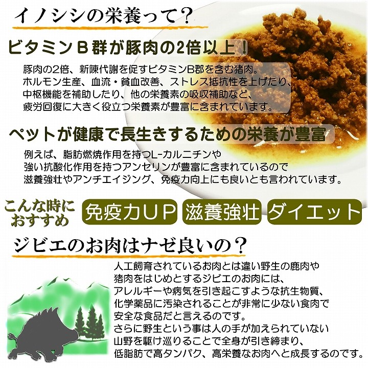 犬,猫，猪，しし肉，イノシシ，いのしし，たんぱく，ダイエット,低カロリー,アレルギー