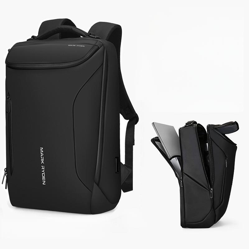 [マークライデン] バックパック 防水ビジネスリュック メンズ用 30L大容量 盗難防止ラップトップバッグ17インチパソコン対応 黒 マークライデン] バックパック 防水ビジネスリュック メンズ用 30L大