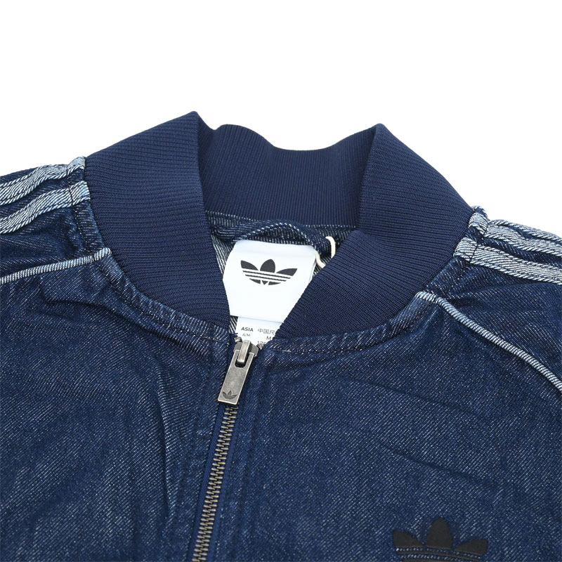 1度着用のみadidas デニムトラックジャケット ジャージ アディダス 1度着用のみadidas デニムトラックジャケット ジャージ アディダス