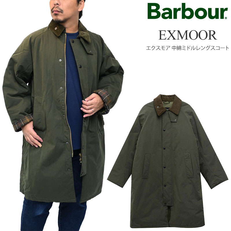 美品Barbour バブアーモスグリーンジャケット XL Barbour（バブアー） アウター ジャケット メンズ EXMOOR エクスモア