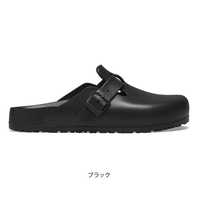 あちゃんBIRKENSTOCK BOSTON ブラック ボストン ナロー Boston Chunky / ボストン チャンキー スムースレザー ブラック