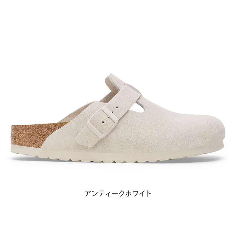 ビルケンシュトック ボストン レザー サンダル アンティークホワイト 42 ビルケンシュトック BIRKENSTOCK サンダル メンズ レディース