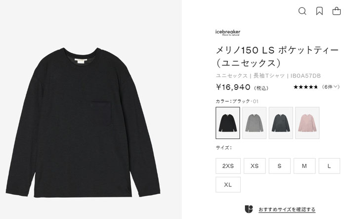 icebreaker（アイスブレーカー） icebreaker Tシャツ 長袖 メンズ