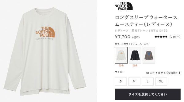 THE NORTH FACE ザ・ノース・フェイス Tシャツ 半袖 レディース ロング
