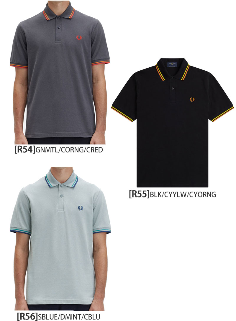 FRED PERRY（フレッドペリー） ポロシャツ 半袖 メンズ M12 英国製
