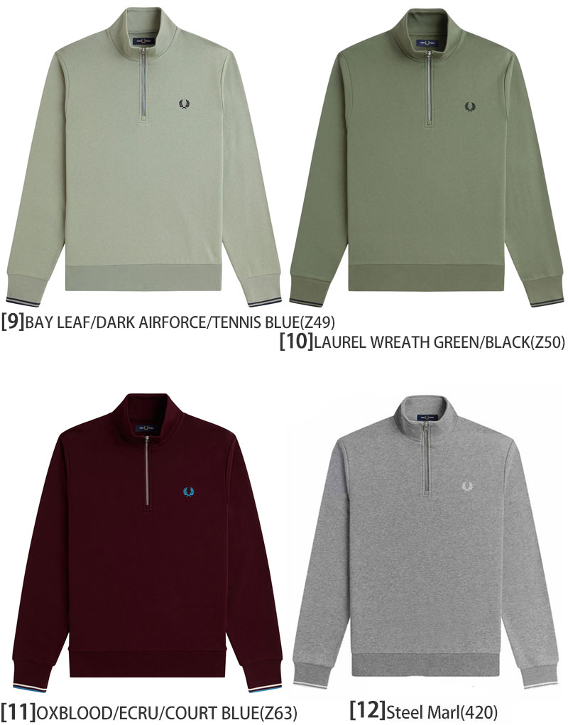 FRED PERRY（フレッドペリー） トレーナー メンズ ハーフジップ
