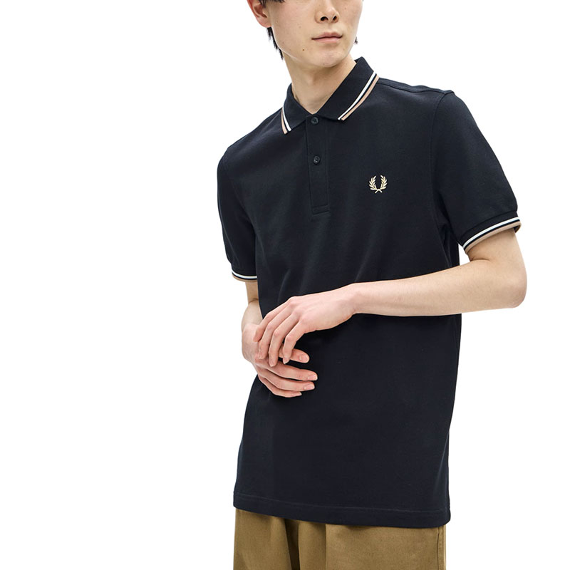 フレッドペリー FREDPERRY ポロシャツ 半袖 メンズ M3600 ツイン