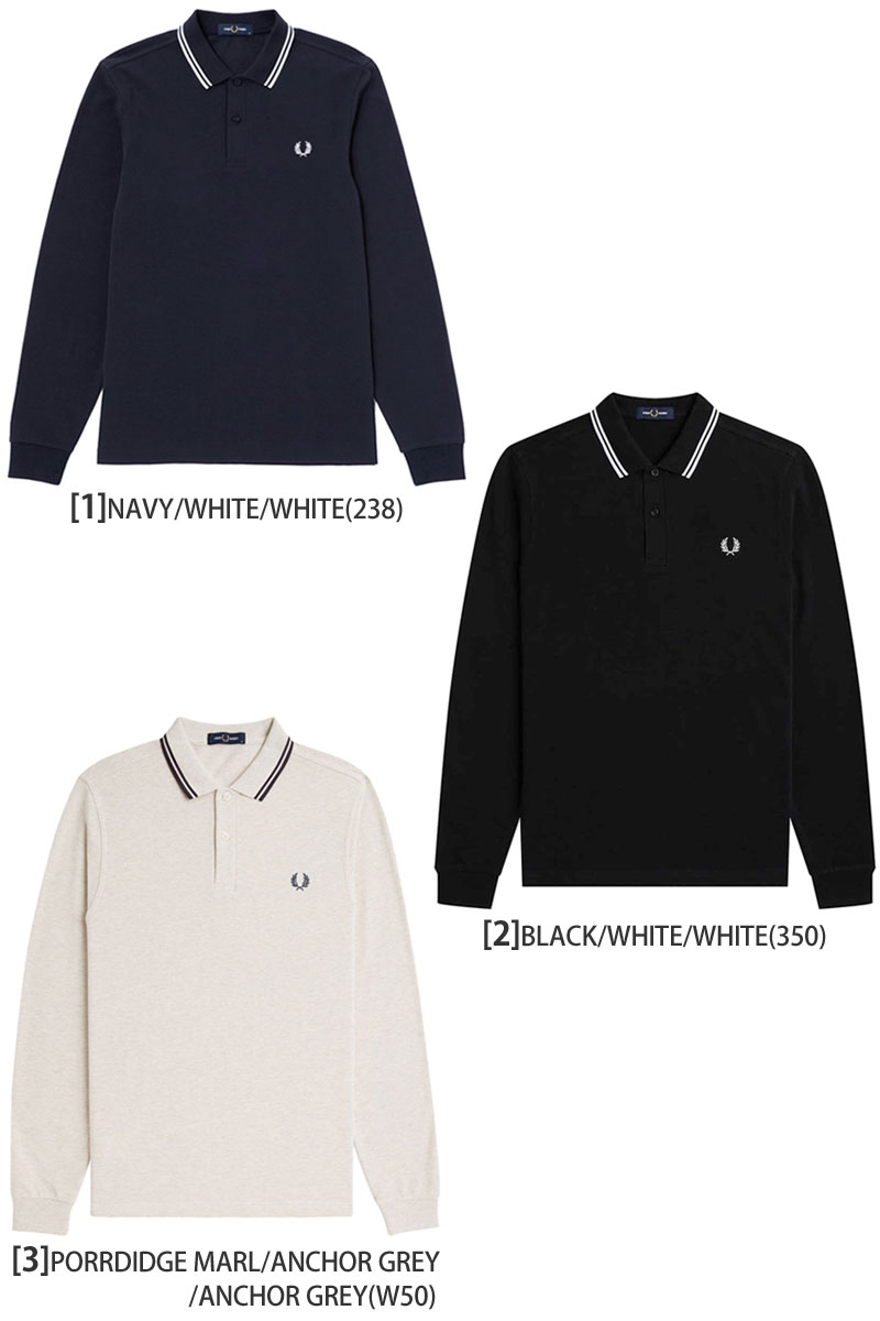 FRED PERRY（フレッドペリー） ポロシャツ 長袖 メンズ M3636 ザ