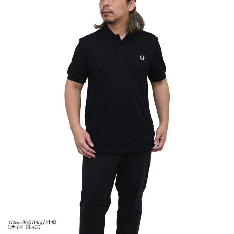FRED PERRY フレッドペリー M6000 PLAIN プレーン ポロシャツ FRED PERRY フレッドペリー ポロシャツ 半袖 メンズ M6000