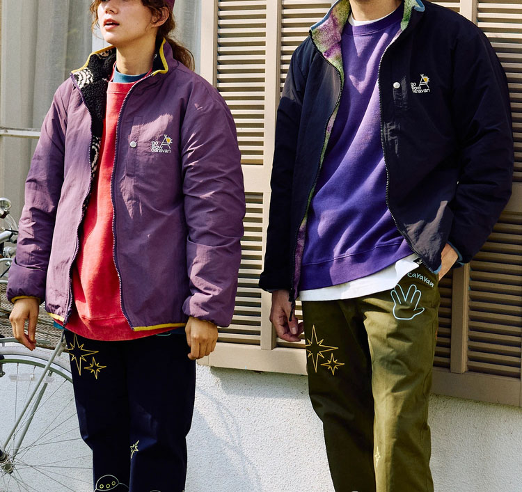 go slow caravan（ゴースローキャラバン） フリース メンズ ボア