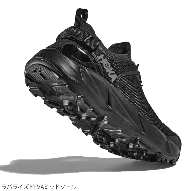 ホカ HOKA サンダル メンズ ホパラ2 HOPARA2 ブラック 1147650 BBLC