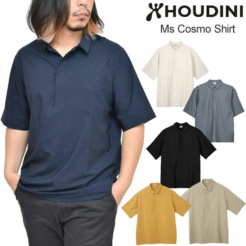 フーディニ HOUDINI 半袖シャツ プルオーバー メンズ コスモシャツ Ms