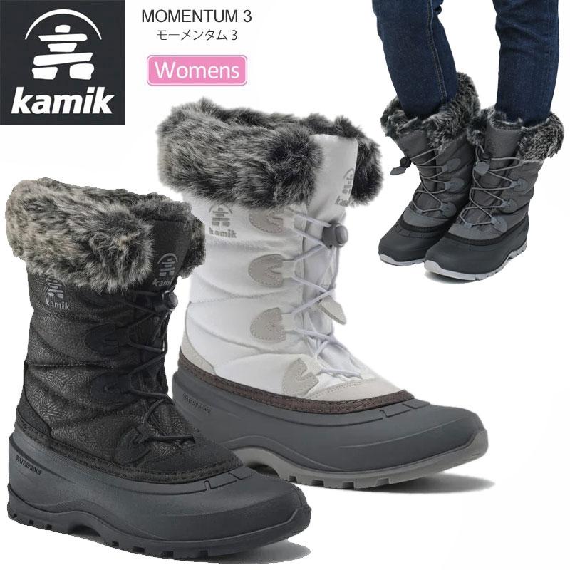 カミック Kamik スノーブーツ 防水 レディース モーメンタム3 MOMENTUM