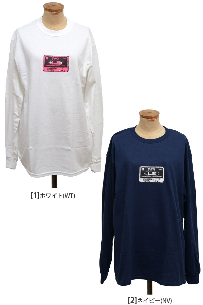 カブー KAVU Tシャツ 長袖 メンズ カセットロングスリーブTシャツ