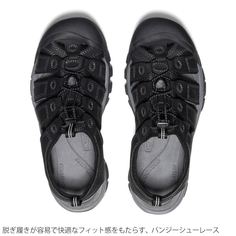 keen キーン　サンダル　美品　ブラック キーン KEEN サンダル メンズ ニューポート NEWPORT レザー
