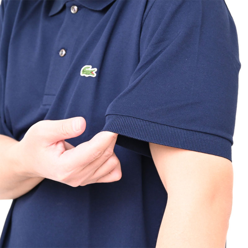 未使用)ラコステ L.12.12 ライトポロシャツ サイズ4/M ネイビー LACOSTE（ラコステ） LACOSTE L.12.12 ポロシャツ ライト メンズ 半袖