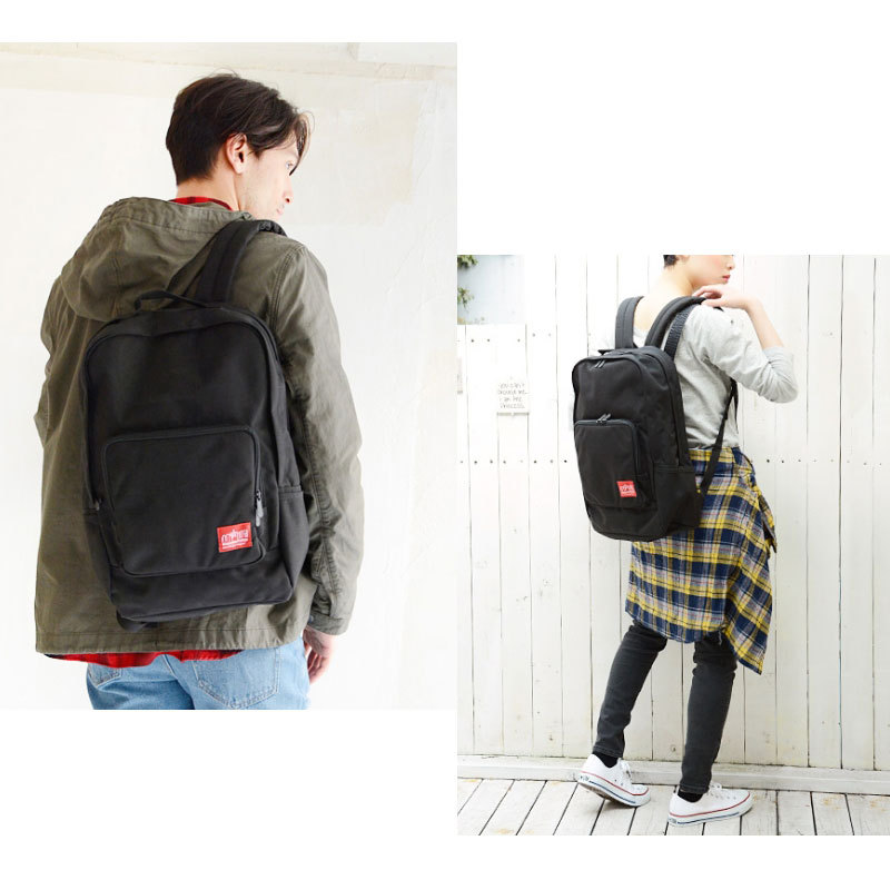 リュックサック マンハッタンポーテージ ユニオンスクエア バックパック 多機能 Manhattan Portage ( MP1231 ) 定番 スクウェア かばん メンズ レディース ブラック 黒 PCスリーブ 大容量男女兼用バッグ デイバッグ ビジネス コーデュラナイロン おしゃれ かっこいい Manhattan Portage（マンハッタンポーテージ） リュック メンズ