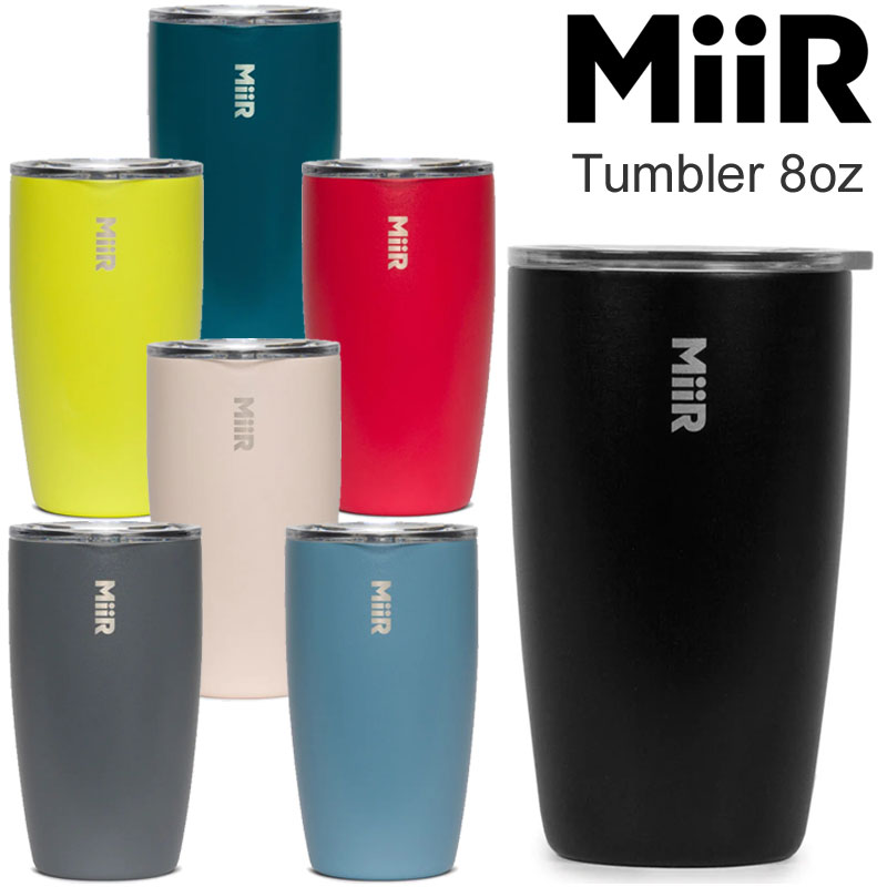 Rosa　MiiR ステンレスマグカップ ３点セット 保温・保冷 蓋付き マグカップ フタ付き 320ml RED EARTH ステンレス （ ステンレス