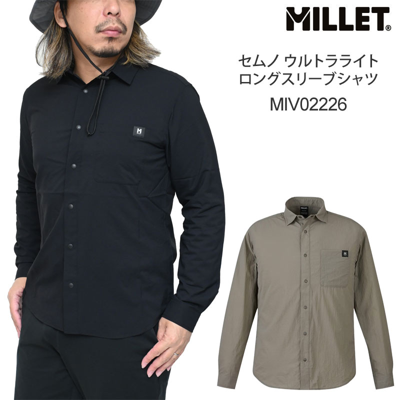 MILLET（ミレー） 長袖シャツ メンズ セムノ ウルトラライト ロング