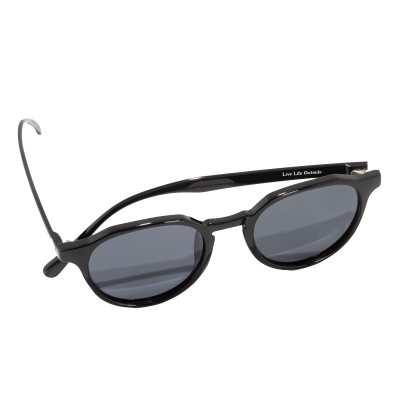 Ginza Rasin ブラック キャット偏光グラス サンスキー SUNSKI サングラス 偏光 UVカット ボストン型 メンズ