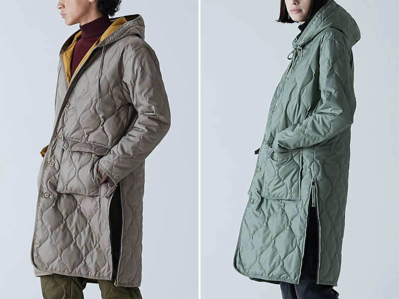 TAION（タイオン） ダウン メンズ レディース ミリタリー フード