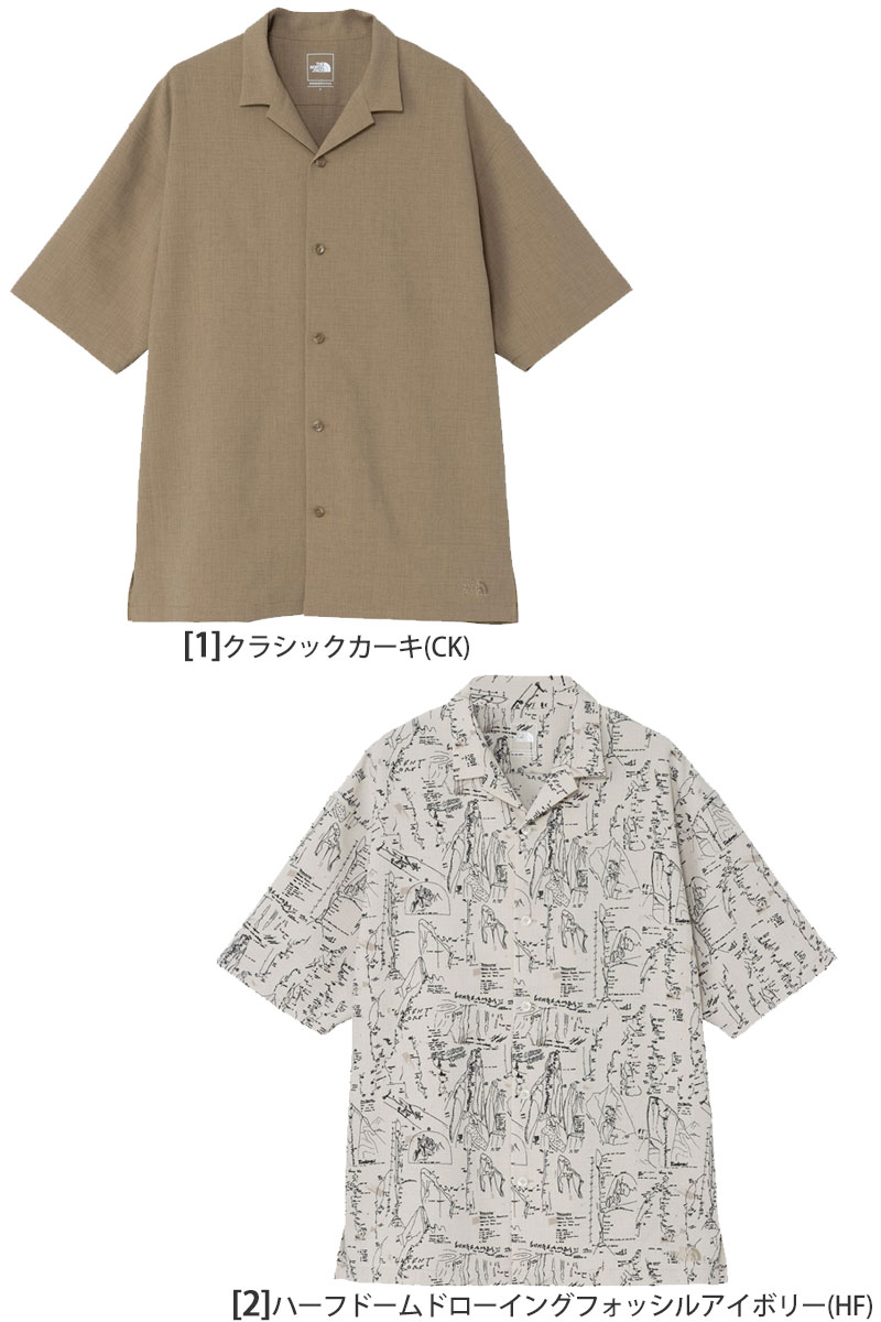 THE NORTH FACE（ザ ノースフェイス） 開襟シャツ 半袖 メンズ