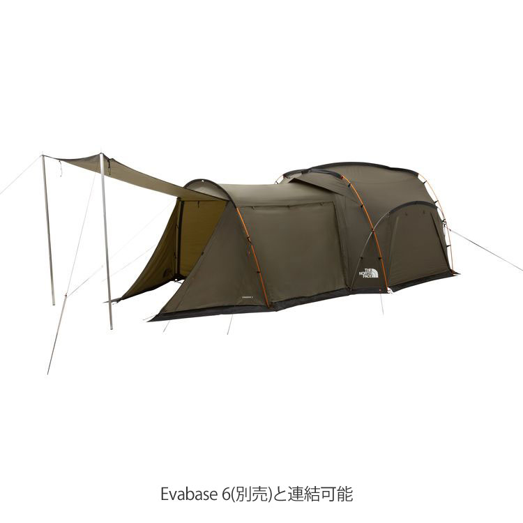 新品　ノースフェイス Evadock 2 テント キャンプ　NV22324 THE NORTH FACE Evadock 2 NV22324 2 Person Evabase 6 Connectable