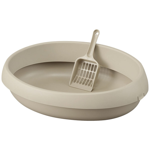 IRIS OHYAMA（アイリスオーヤマ） 猫トイレ 猫 トイレ 丸型 飛び散ら