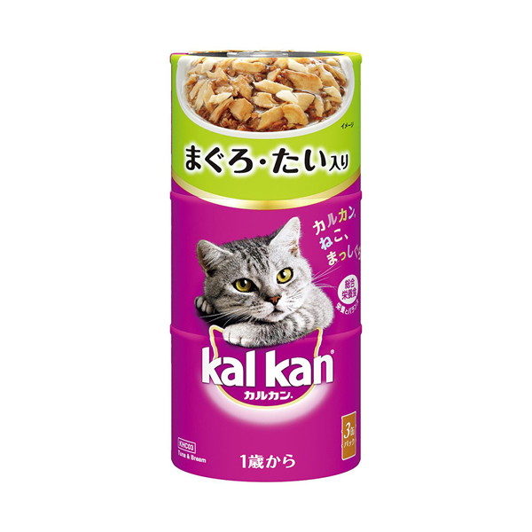 カルカン 猫 フード キャットフード kalkan ハンディ缶 1歳から 160g×3