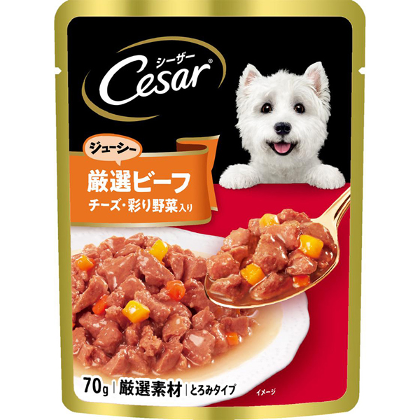 シーザー 犬 フード ドッグフード Cesar パウチ ささみ/ビーフ/白身魚