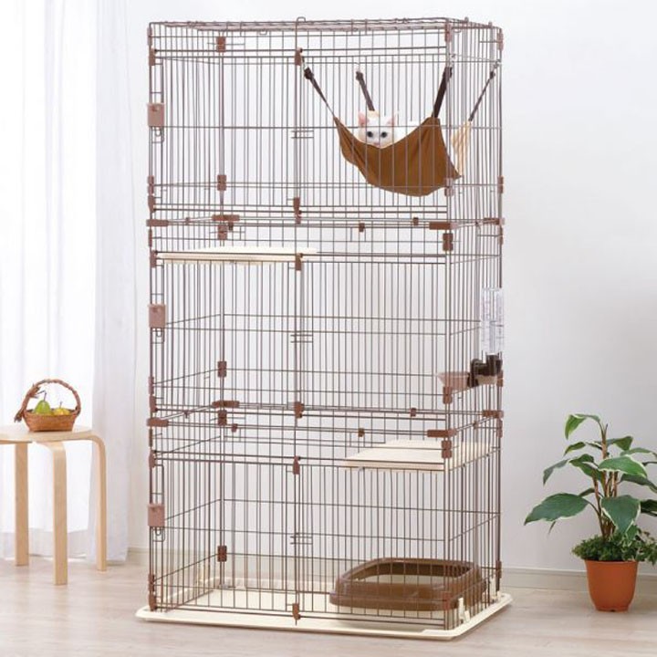 キャットケージ リラックスサークル Richell 猫用ケージ 3段ネコケージ リッチェル リラックスキャットサークル S ( ペット用 猫用 ペット