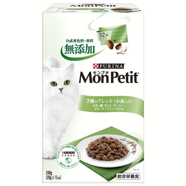 モンプチ ボックスタイプ 7種のブレンド 20g×12袋 単品 MonPetit