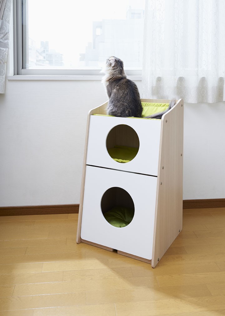 猫トイレ 大型 おしゃれ ペットベッド ベッド 収納 キャットハウス 猫