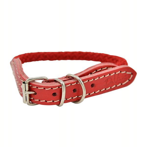 首輪 犬 おしゃれ 犬用 本革 カラー 柔らか コットンロープ ハヤブサ