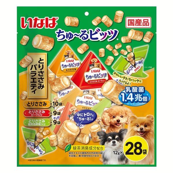 いなばペットフード 犬 ちゅーるビッツ ささみ バラエティ 大容量