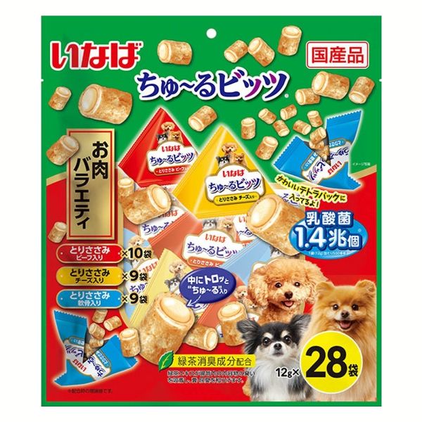 いなばペットフード 犬 ちゅーるビッツ ささみ バラエティ 大容量
