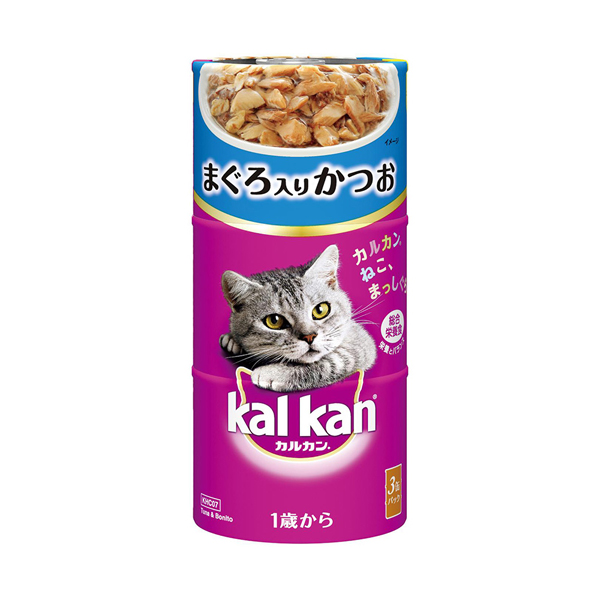 カルカン 猫 フード キャットフード kalkan ハンディ缶 1歳から 160g×3