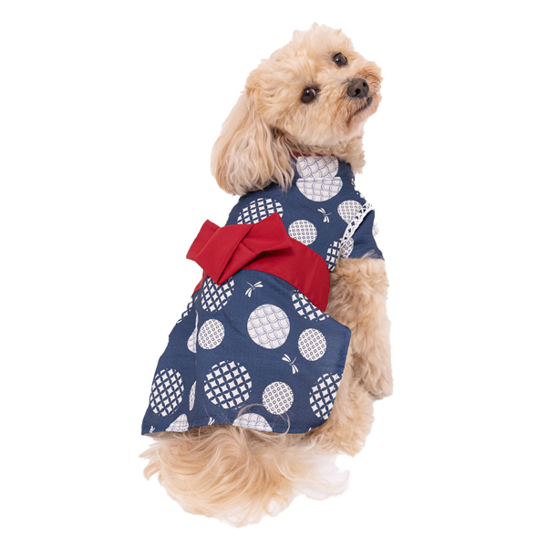 pipi 浴衣 ハッピ 犬服 ペット用品 犬 ペット ミニチュアダックス 夏