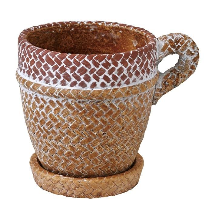 SPICE of Life 鉢 プランター 編みかごプランター マグ 2個入りセット