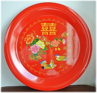 ダブルハピネス丸トレー L 中国 雑貨 アジアンテイスト 中華風 トレイ 双喜紋 お盆 キャンペーンもお見逃しなく トレー キッチ おしゃれ キッチントレイ アルミ製 ダブルハピネス丸トレー L 中国 雑貨 アジアンテイスト 中華風 トレイ 双喜紋 お盆 キャンペーンもお見逃しなく トレー キッチ おしゃれ キッチントレイ アルミ製