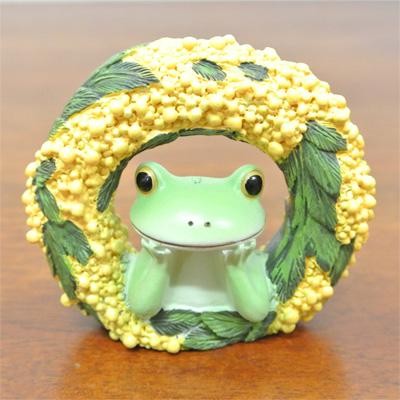 ミモザ リース 春の新作シューズ満載 カエル 置物 コポーやカエル グッズ 雑貨 縁起物 かえる 風水にもおすすめのカエルの置物 フロッグ 蛙 アジアン雑貨