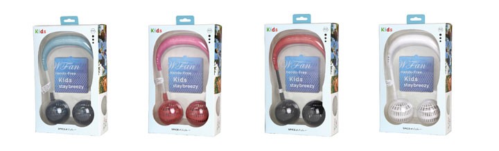 SPICE ハンズフリー ポータブル 扇風機 WFan KIDS